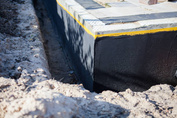 Residential Exterior Waterproofing installation at a Belmont, WI home by SJ Waterproofing Pros
